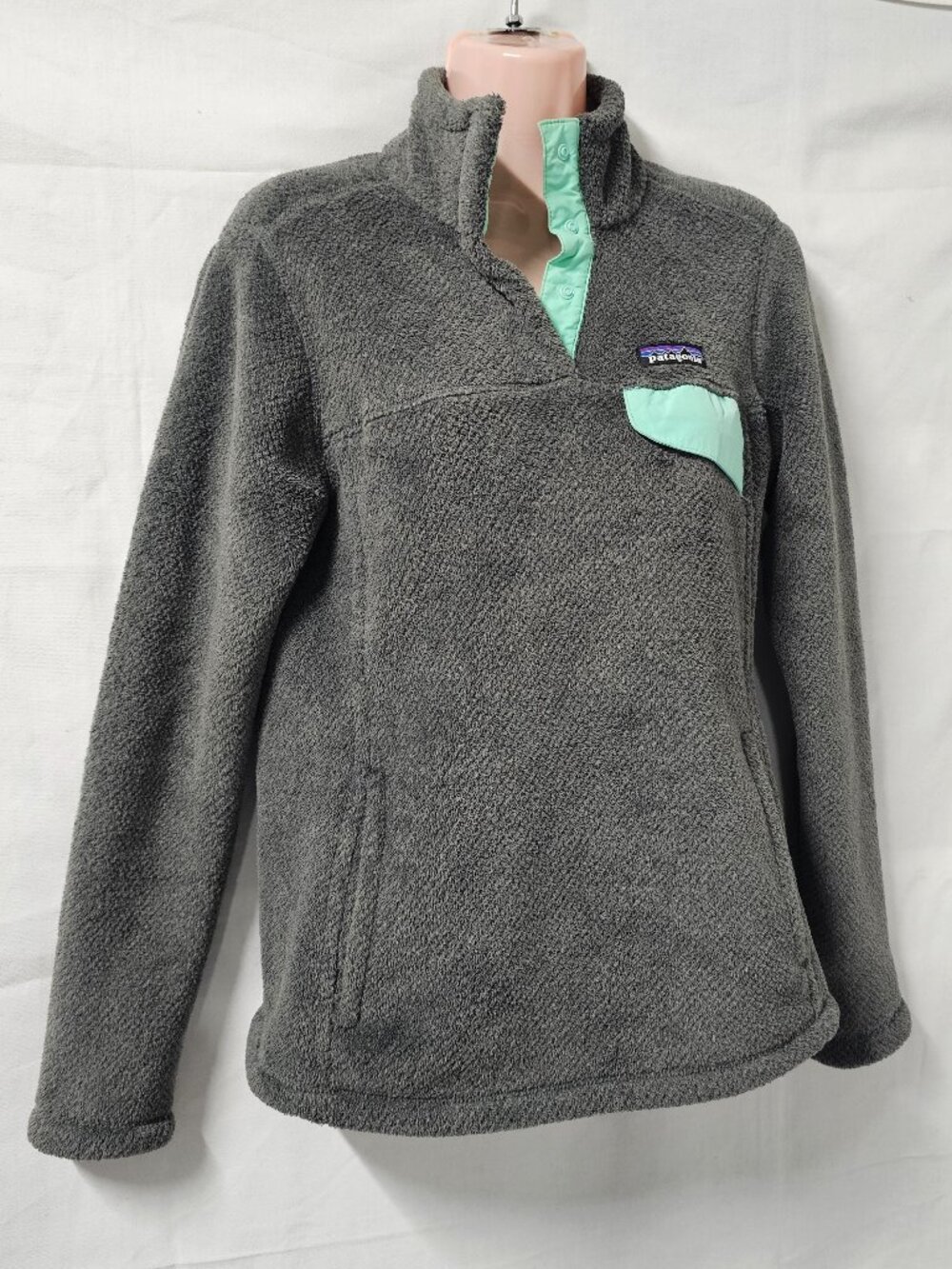 Patagonia Lightweight Synchilla Snap-T Pullover Women Size M Gray